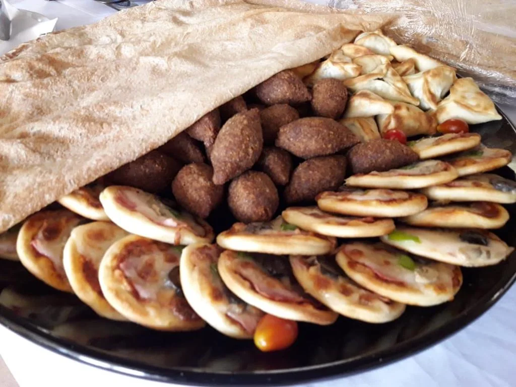Assorted Middle Eastern savory pastries